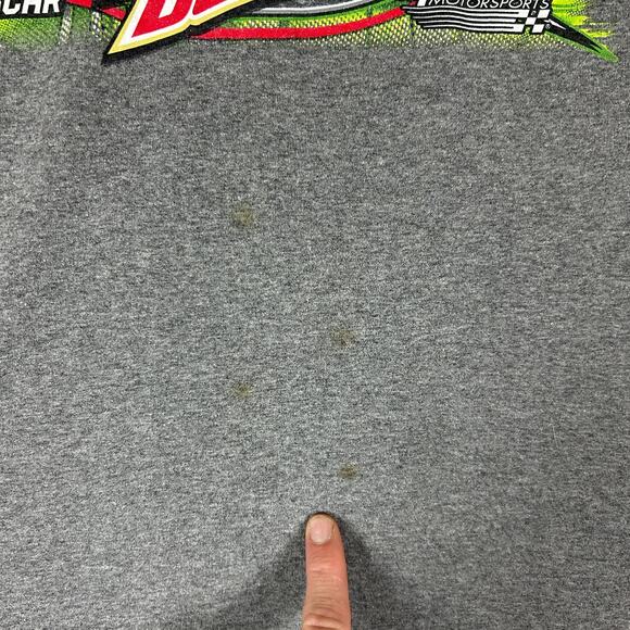 Hendrick Motorsports Chase Elliott #9 Mtn Dew Graphic T-Shirt Men's Medium Gray - Picture 4 of 9